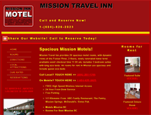 Tablet Screenshot of missiontravelinn.ca
